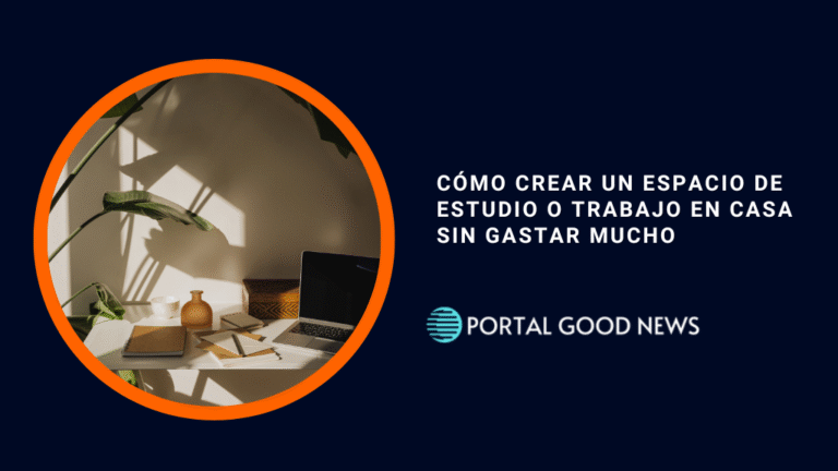 Cómo crear un espacio de estudio o trabajo en casa sin gastar mucho